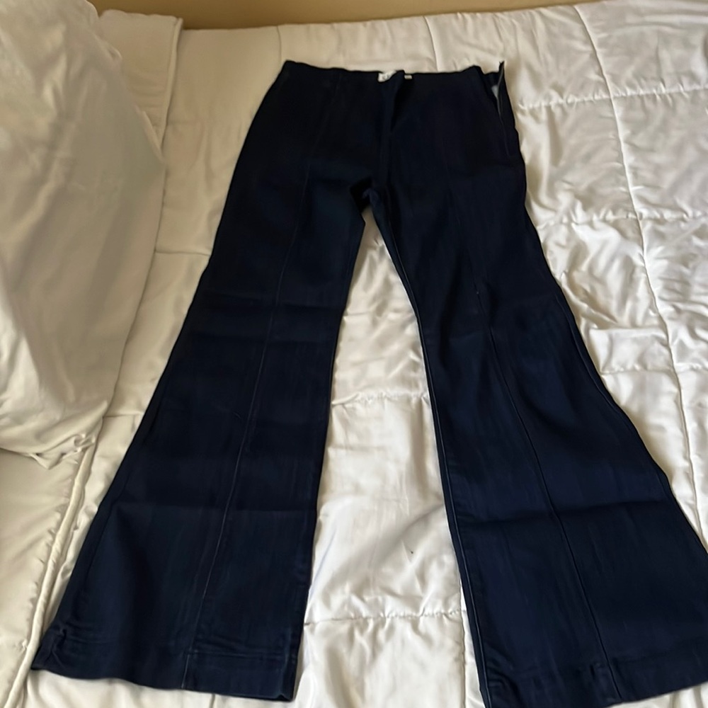 Blue flare jeans